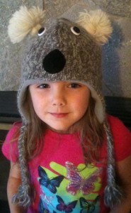 Koala bear Face Wool Hat