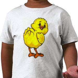 baby chicken t-shirt baby peeper chicken t-shirt