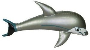 Inflatable dolphin Cute inflatable dolphin pool toy