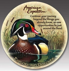 Wood Duck Stone Coasters Stone duck coasters