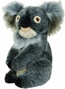 Koala Bear golf head cover Koala Gold club head cover