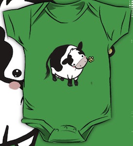Cute Cow baby bodysuit Cute Cow Baby rompert