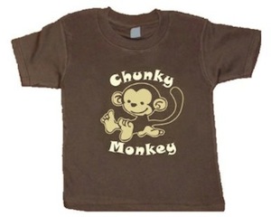 Chunky Monkey toddler t-shirt Monkey kids t-shirt