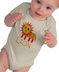 Cartoon Lion Bodysuit Cartoon Lion Baby Bodysuit