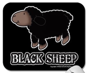 Black sheep mousepad Black Sheep Mousepad