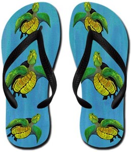 Turtle toe sandals