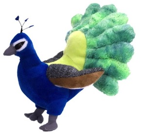 bird Peacock plush toy