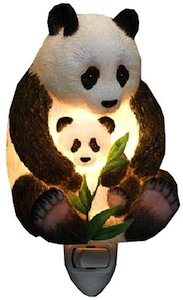 Pand Mother And Cub Night Light
