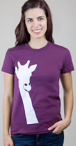 Purple Giraffe T-Shirt